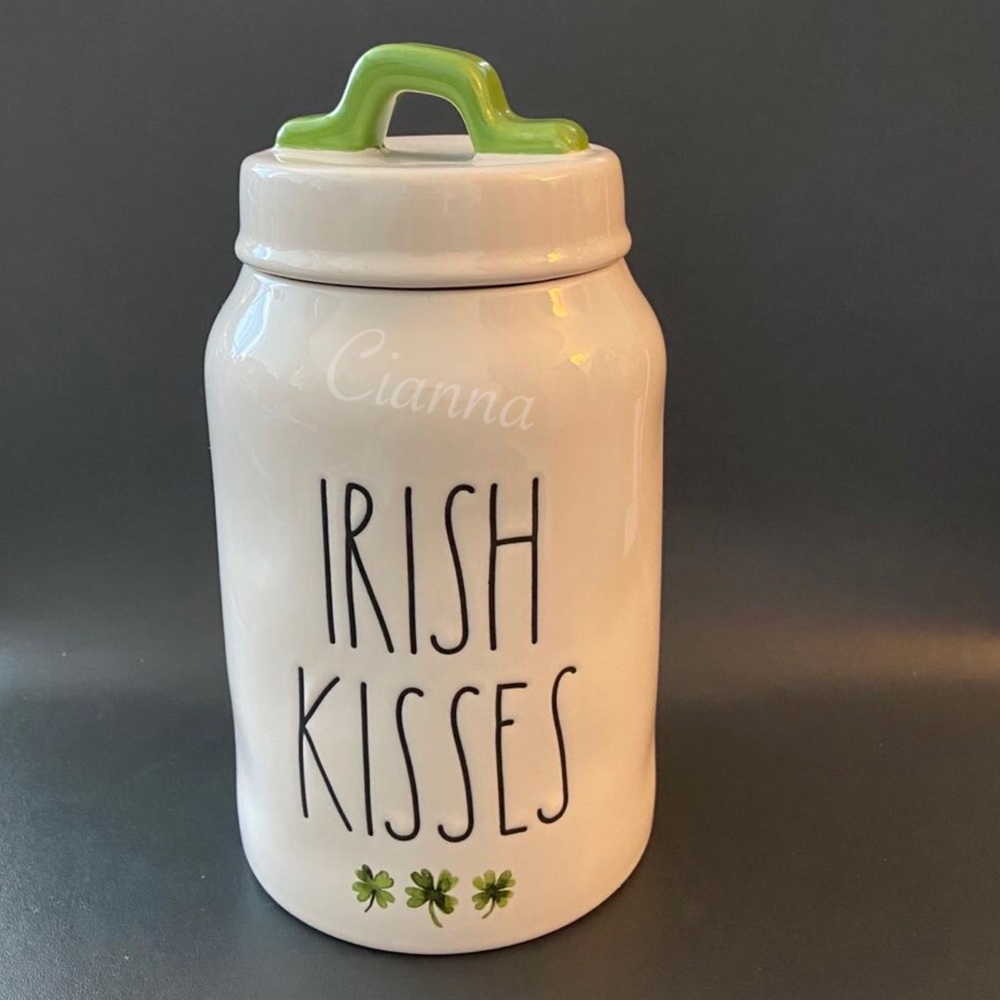 Rae Dunn Irish Kisses Canister